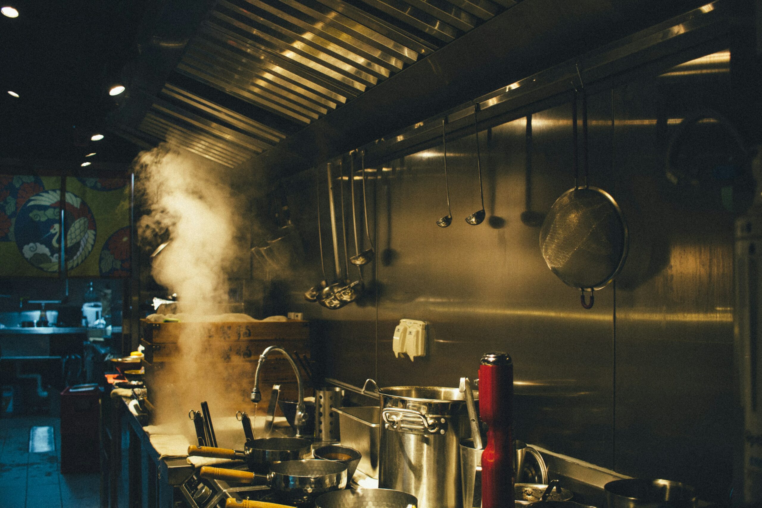 Image of commercial kitchen to convey benefits of grease trap pumping service Sussex County NJ - Wilson Services
